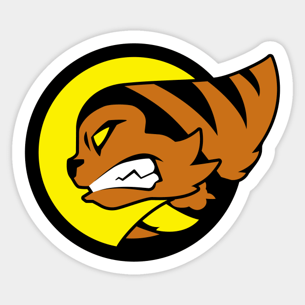 Ratchet and Clank Space Hero Icon Sticker by kaeru